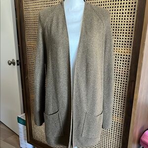 Women's Tan Open-Front Cardigan by J Jill.